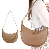 Royal Bagger Underarm Chain Shoulder Bags, Luxury Minimalist Handbag, Top Layer Leather Crossbody Bag, for Women 1725